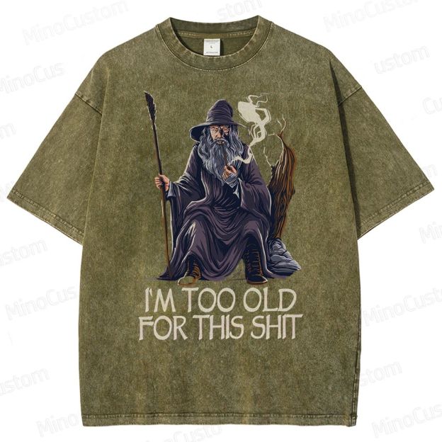 Gandalf Is Too Old Washed T-Shirt 