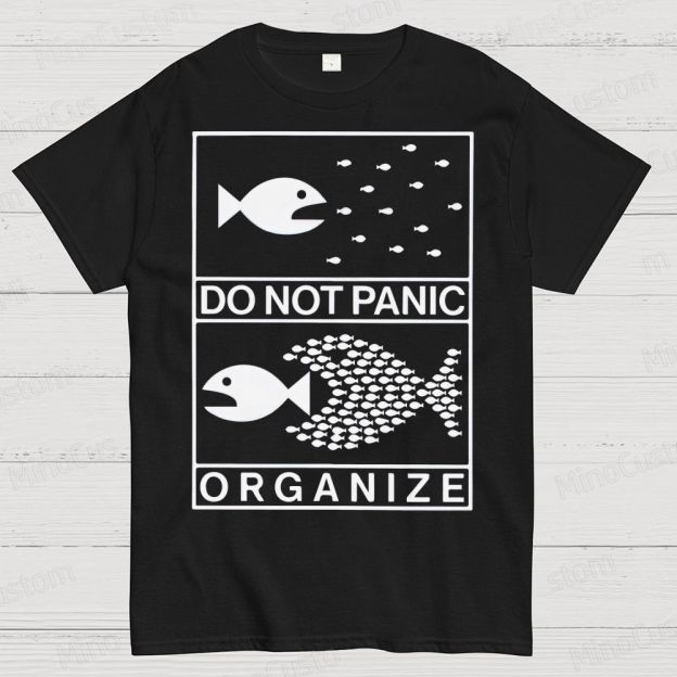 Do Not Panic Organiz Cotton T-shirt 