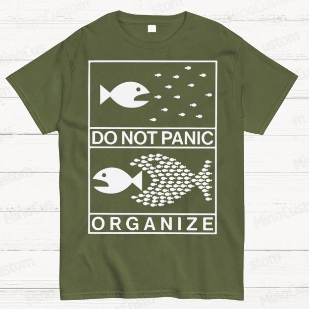 Do Not Panic Organiz Cotton T-shirt 