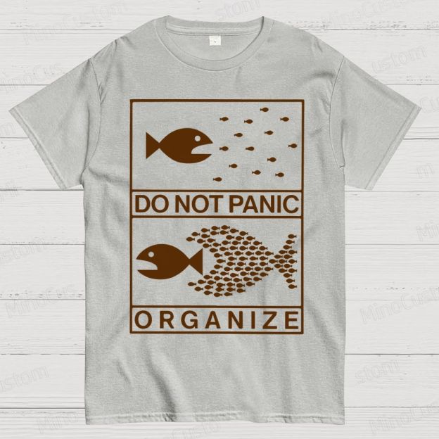 Do Not Panic Organiz Cotton T-shirt 