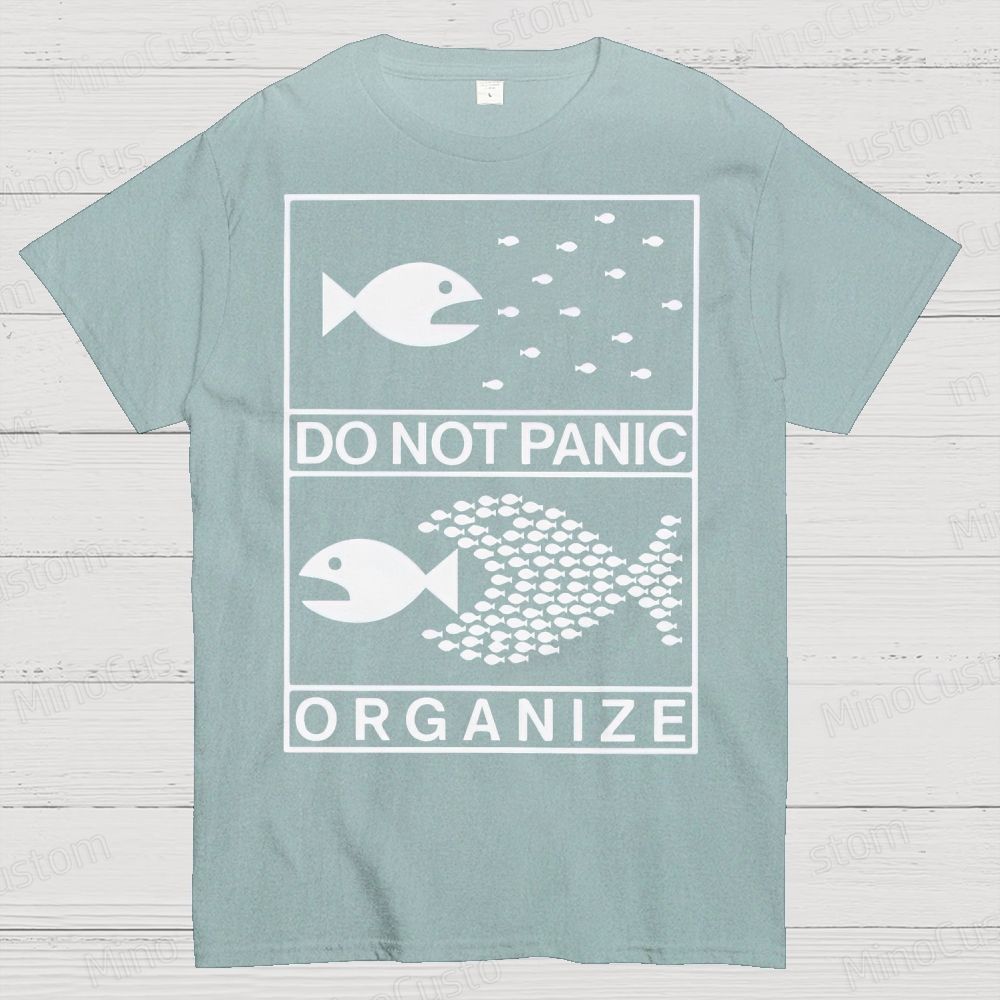 Do Not Panic Organiz Cotton T-shirt 