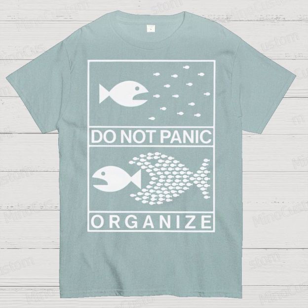 Do Not Panic Organiz Cotton T-shirt 