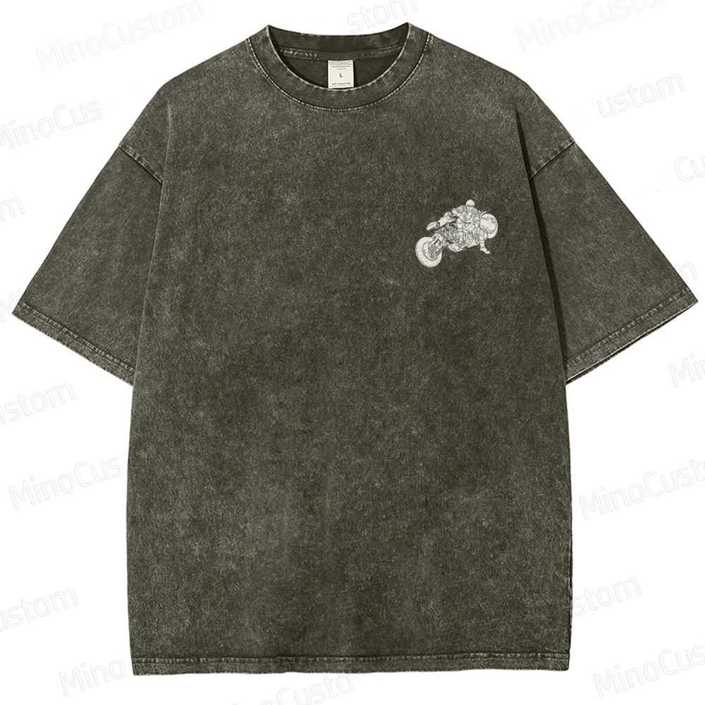 Akira Graphic Washed T - Shirt