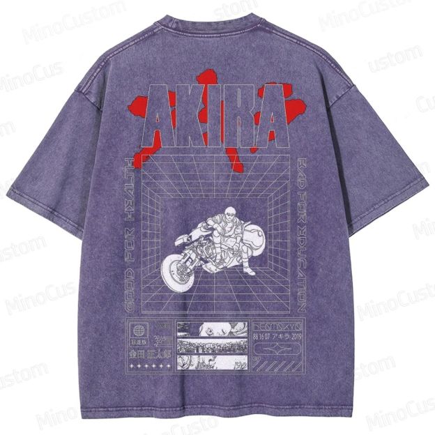 Akira Graphic Washed T - Shirt