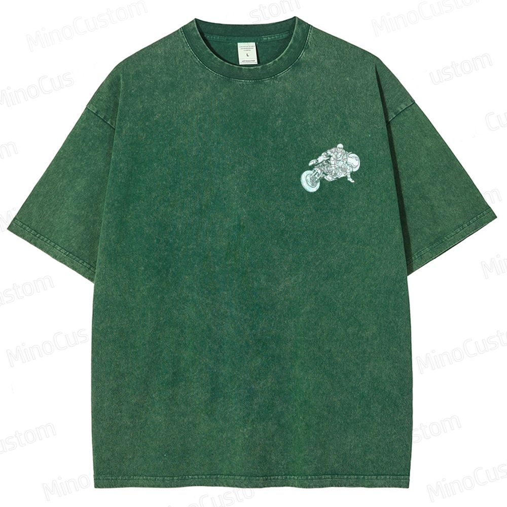 Akira Graphic Washed T - Shirt