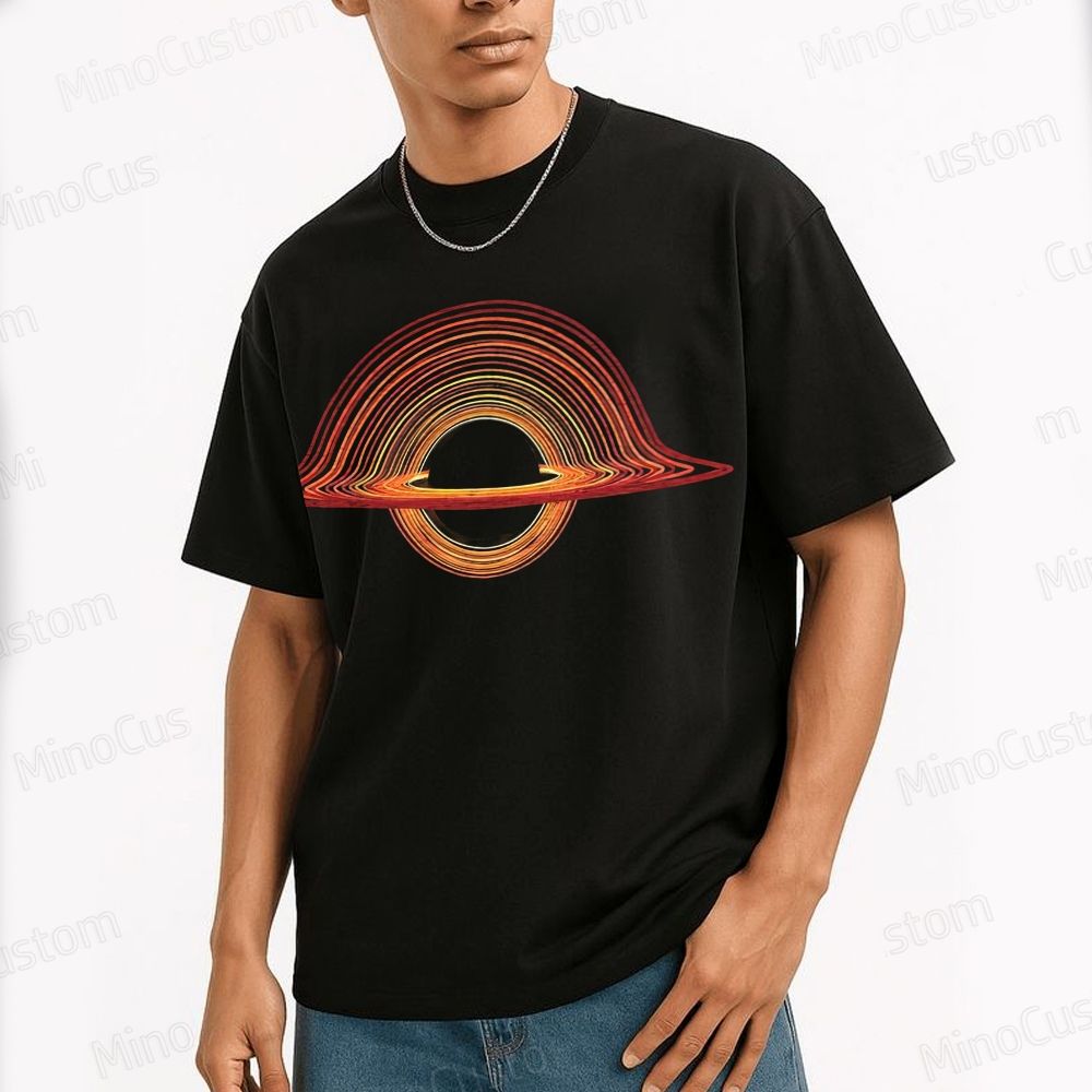 Black Hole Cotton T-shirt 