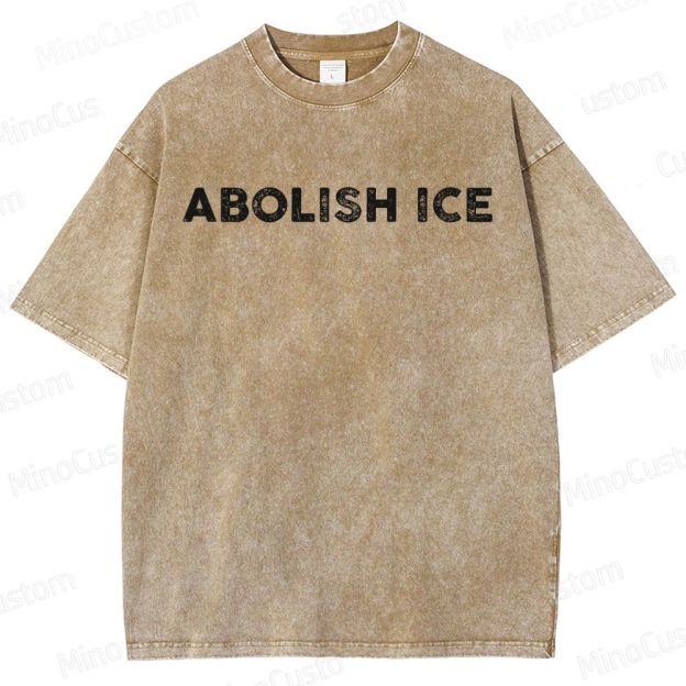 Abolish ICE Washed T-shirt