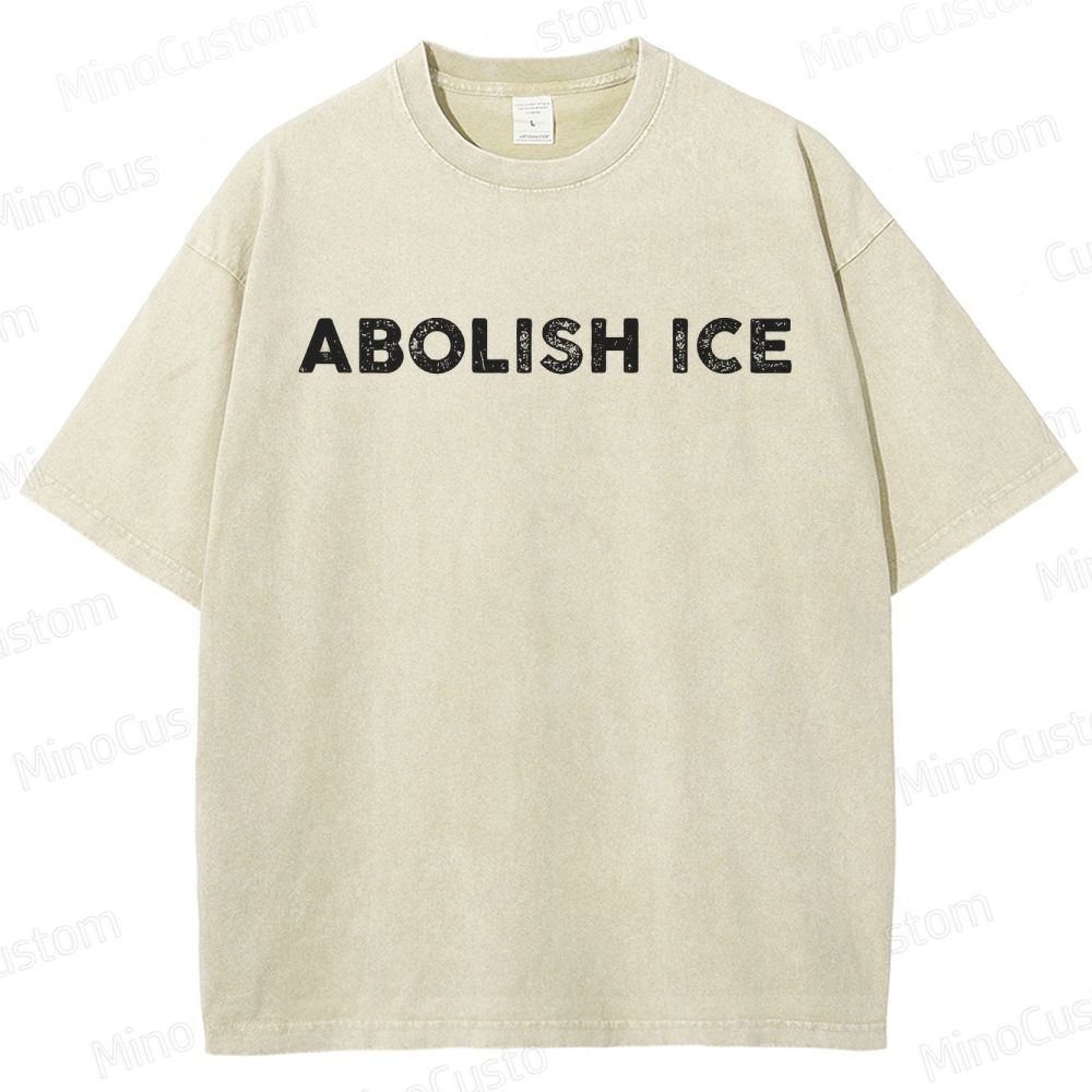 Abolish ICE Washed T-shirt