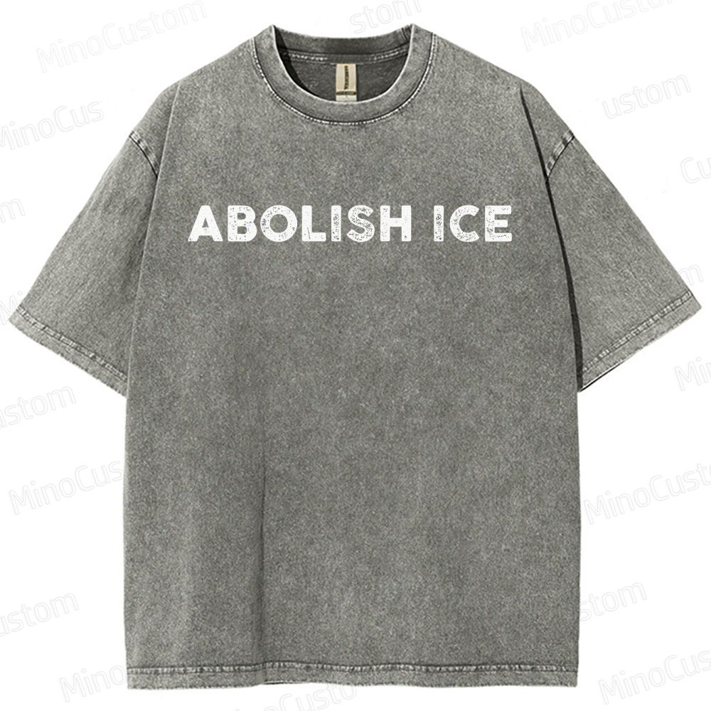 Abolish ICE Washed T-shirt