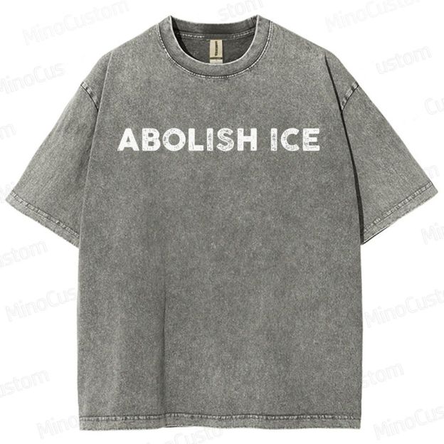 Abolish ICE Washed T-shirt