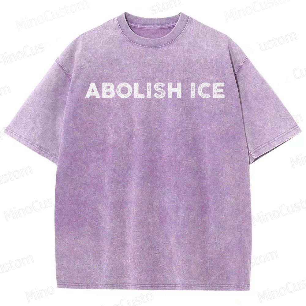 Abolish ICE Washed T-shirt
