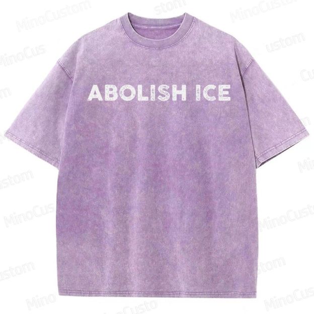 Abolish ICE Washed T-shirt