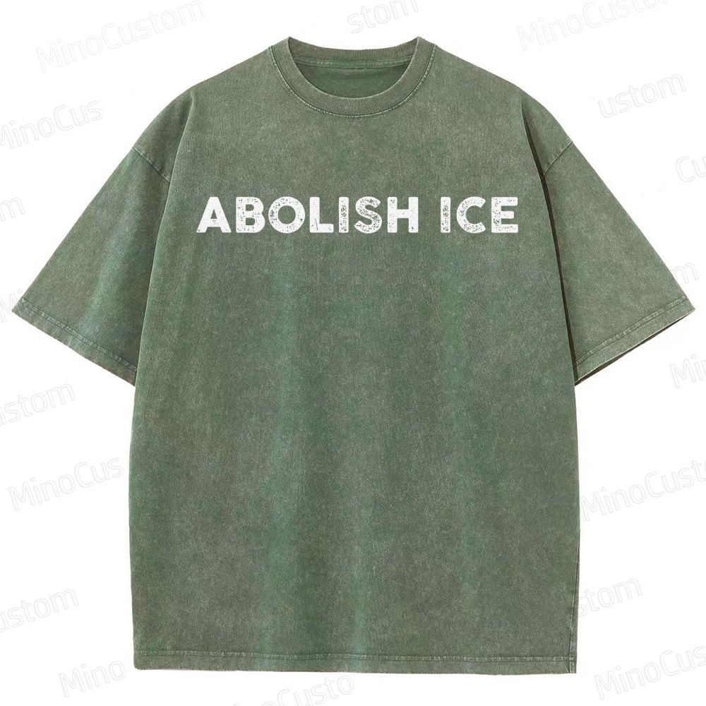 Abolish ICE Washed T-shirt
