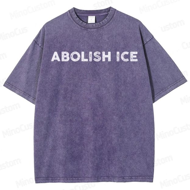 Abolish ICE Washed T-shirt