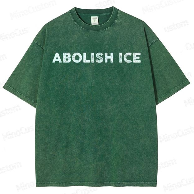 Abolish ICE Washed T-shirt