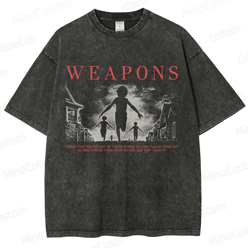 Vintage "WEAPONS" Graphic Washed T-Shirt