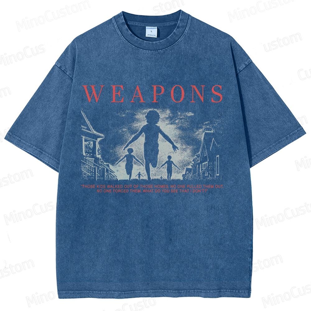 Vintage "WEAPONS" Graphic Washed T-Shirt
