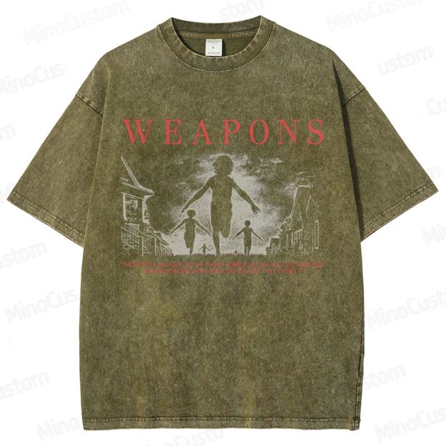 Vintage "WEAPONS" Graphic Washed T-Shirt
