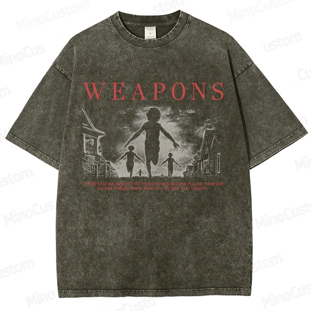 Vintage "WEAPONS" Graphic Washed T-Shirt