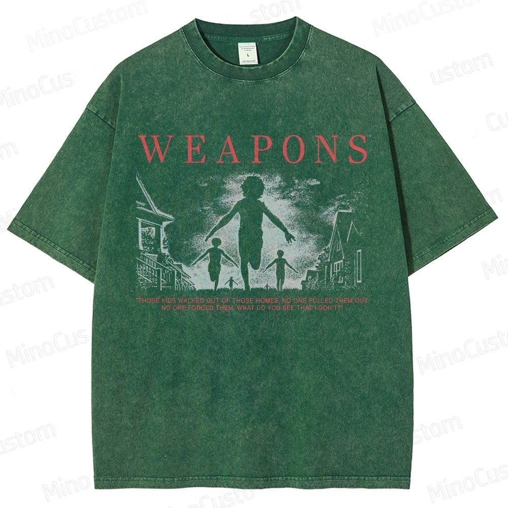 Vintage "WEAPONS" Graphic Washed T-Shirt