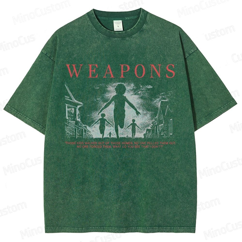 Vintage "WEAPONS" Graphic Washed T-Shirt