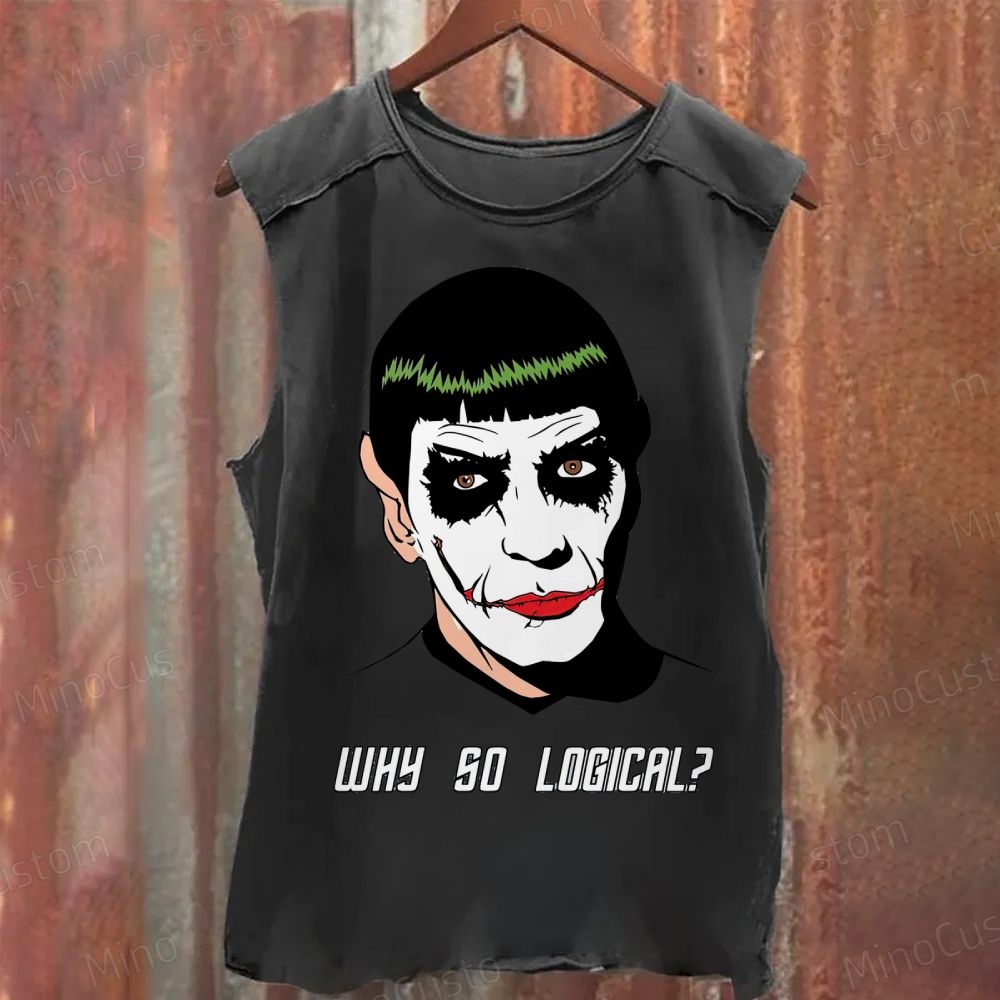 Why So Serious? Washed Tank Top 