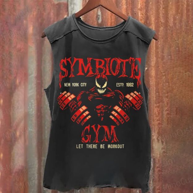 Symbiote Gym Washed Tank Top 