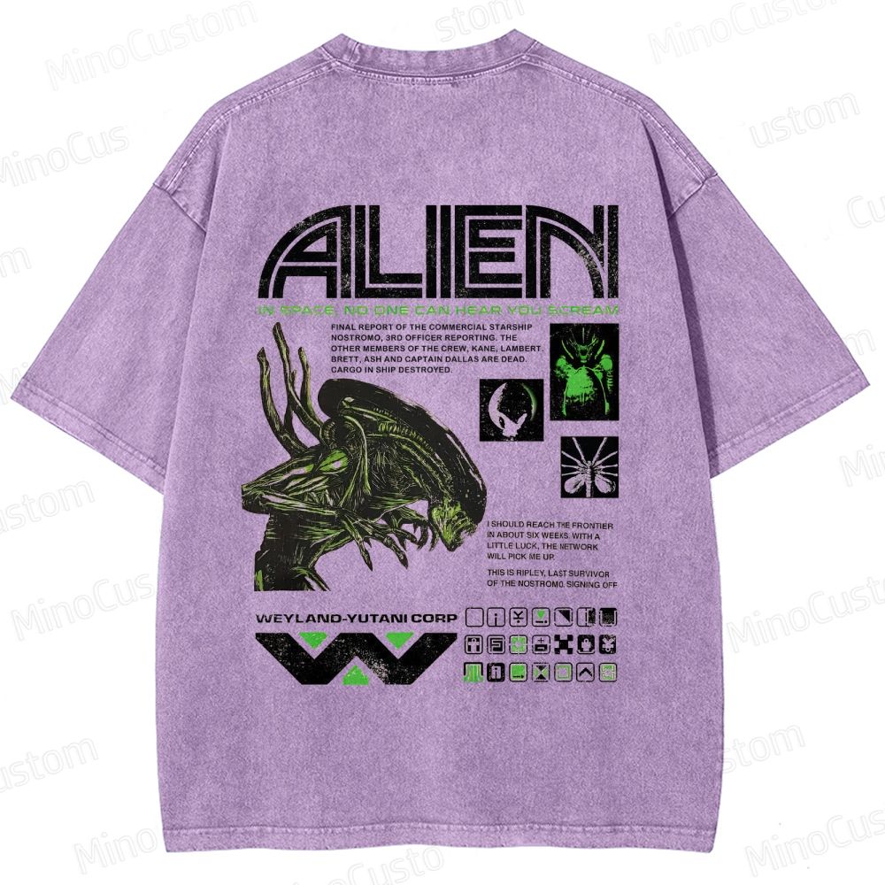 They Prefer It Quiet Washed T-Shirt 