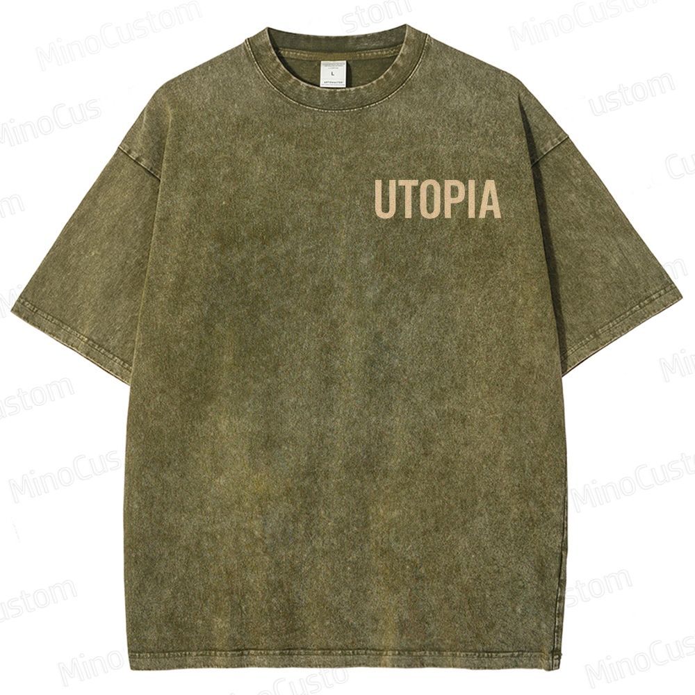 Yearning For Utopia Washed T-Shirt 