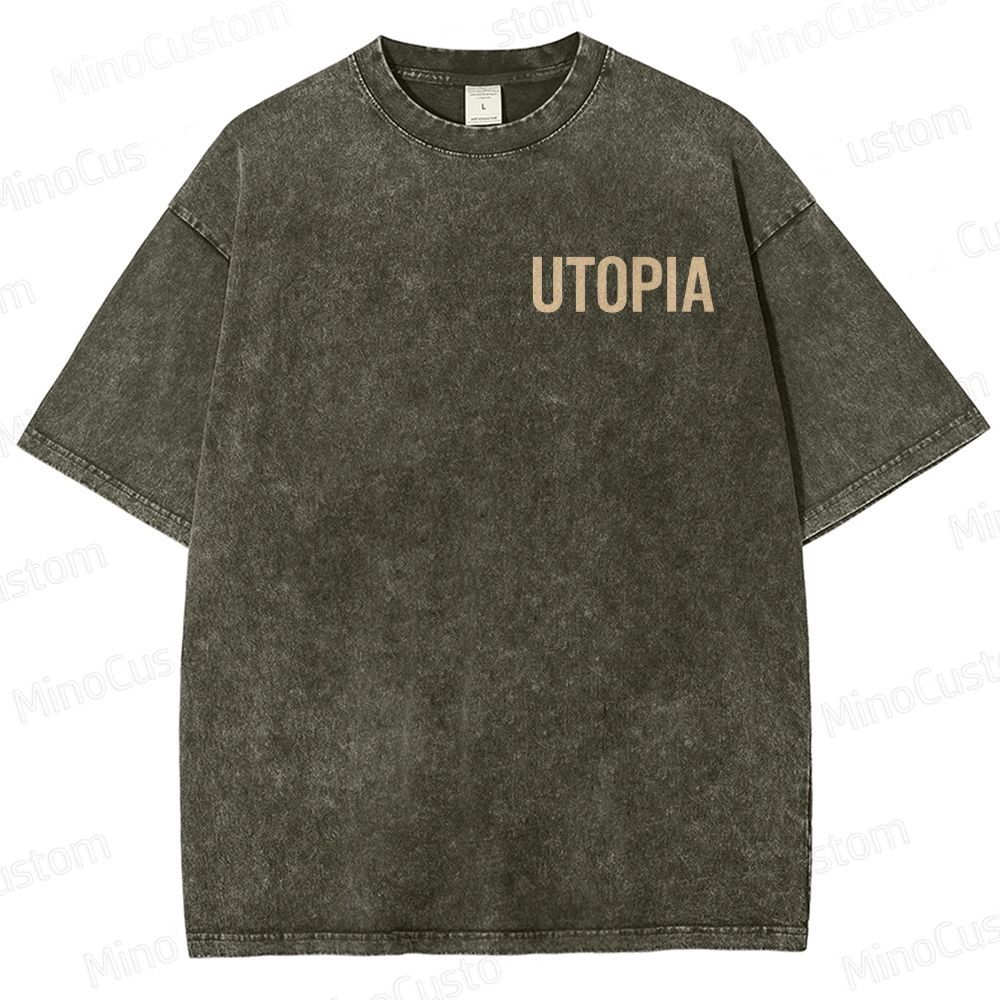 Yearning For Utopia Washed T-Shirt 