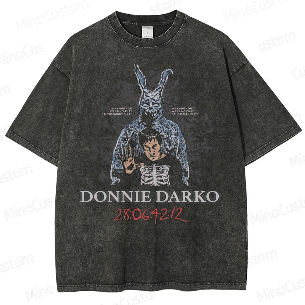 Vintage "Donnie Darko" Movie Graphic Washed T - Shirt