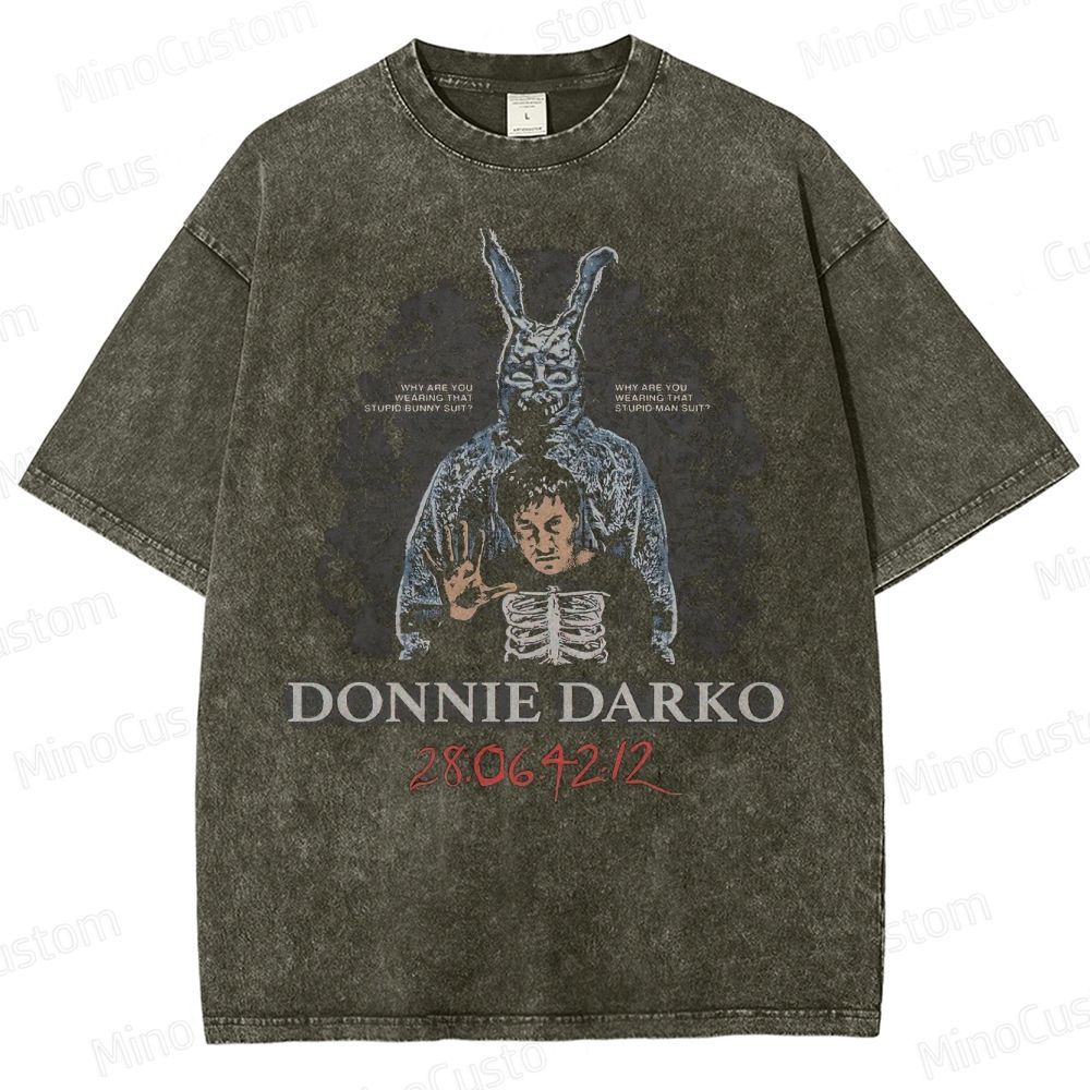 Vintage "Donnie Darko" Movie Graphic Washed T - Shirt