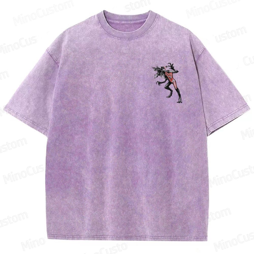 Vintage "Anatomy of a Demogorgon" Stranger Things Graphic Washed T - Shirt