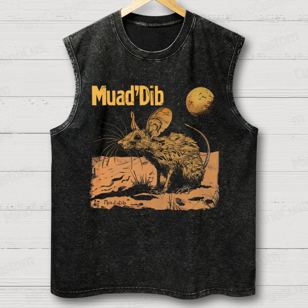 Desert Rat Muad'Dib Dune Washed Tank Top