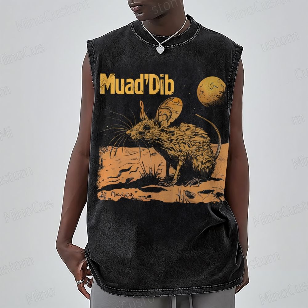 Desert Rat Muad'Dib Dune  Washed Tank Top 