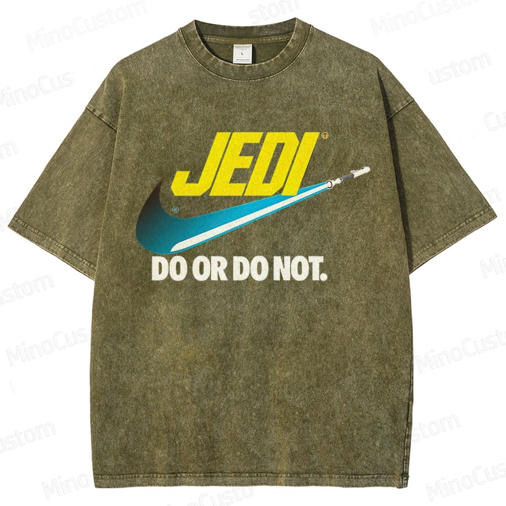 Do or do not Washed T-Shirt