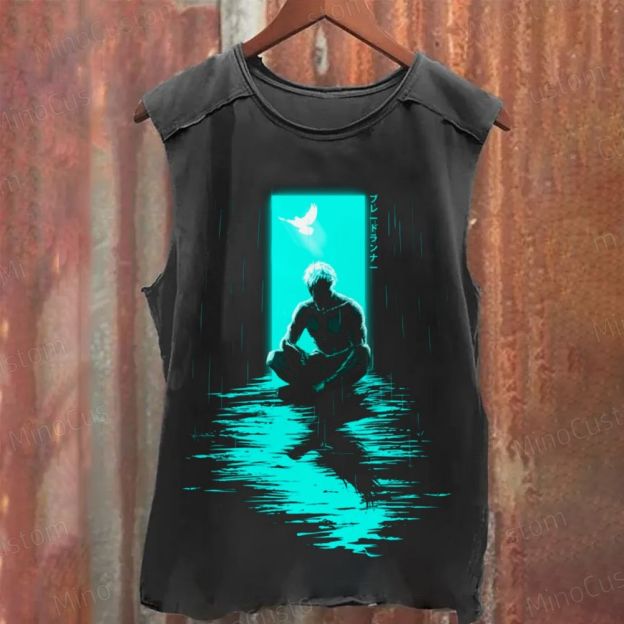 Blade Runner Anime Style Washed Tank Top