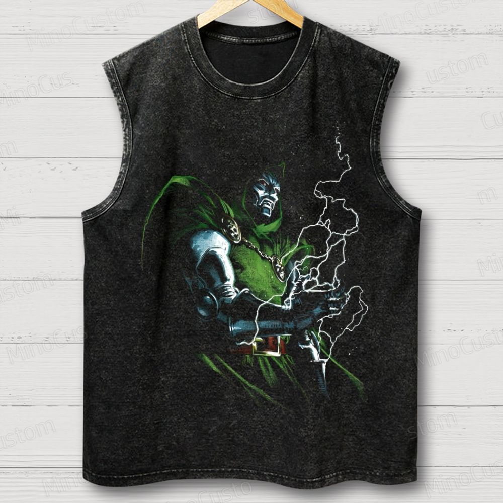 Avengers Retro Doctor Doom Washed Tank Top 