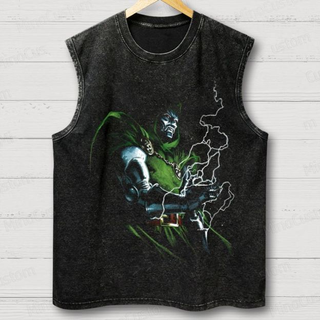 Avengers Retro Doctor Doom Washed Tank Top 