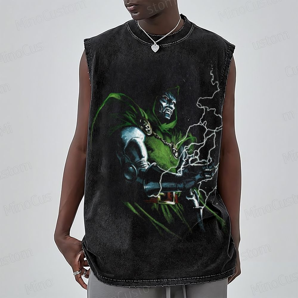 Avengers Retro Doctor Doom Washed Tank Top 