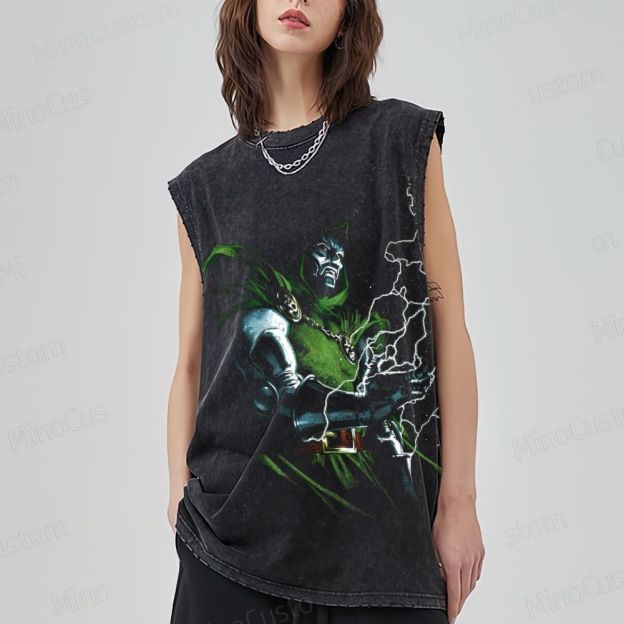 Avengers Retro Doctor Doom Washed Tank Top 
