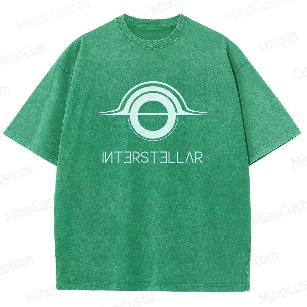 "Interstellar" Themed Washed T - Shirt