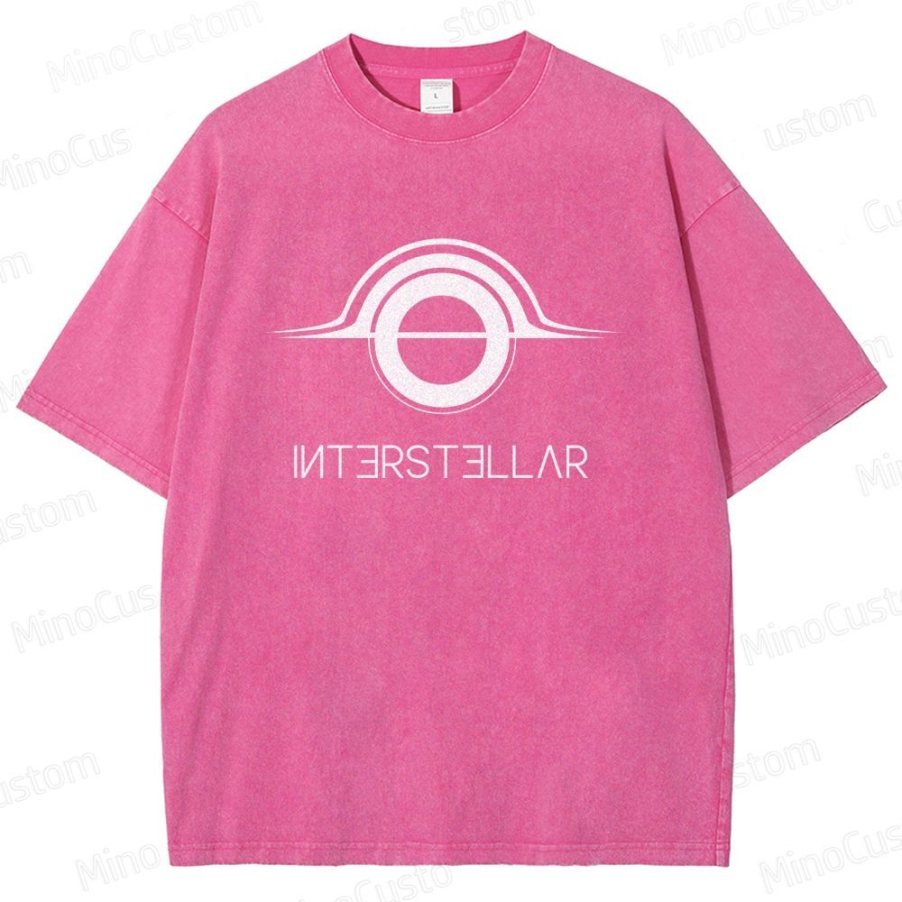 "Interstellar" Themed Washed T - Shirt