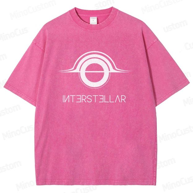 "Interstellar" Themed Washed T - Shirt