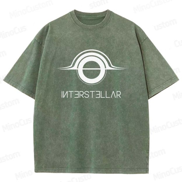"Interstellar" Themed Washed T - Shirt