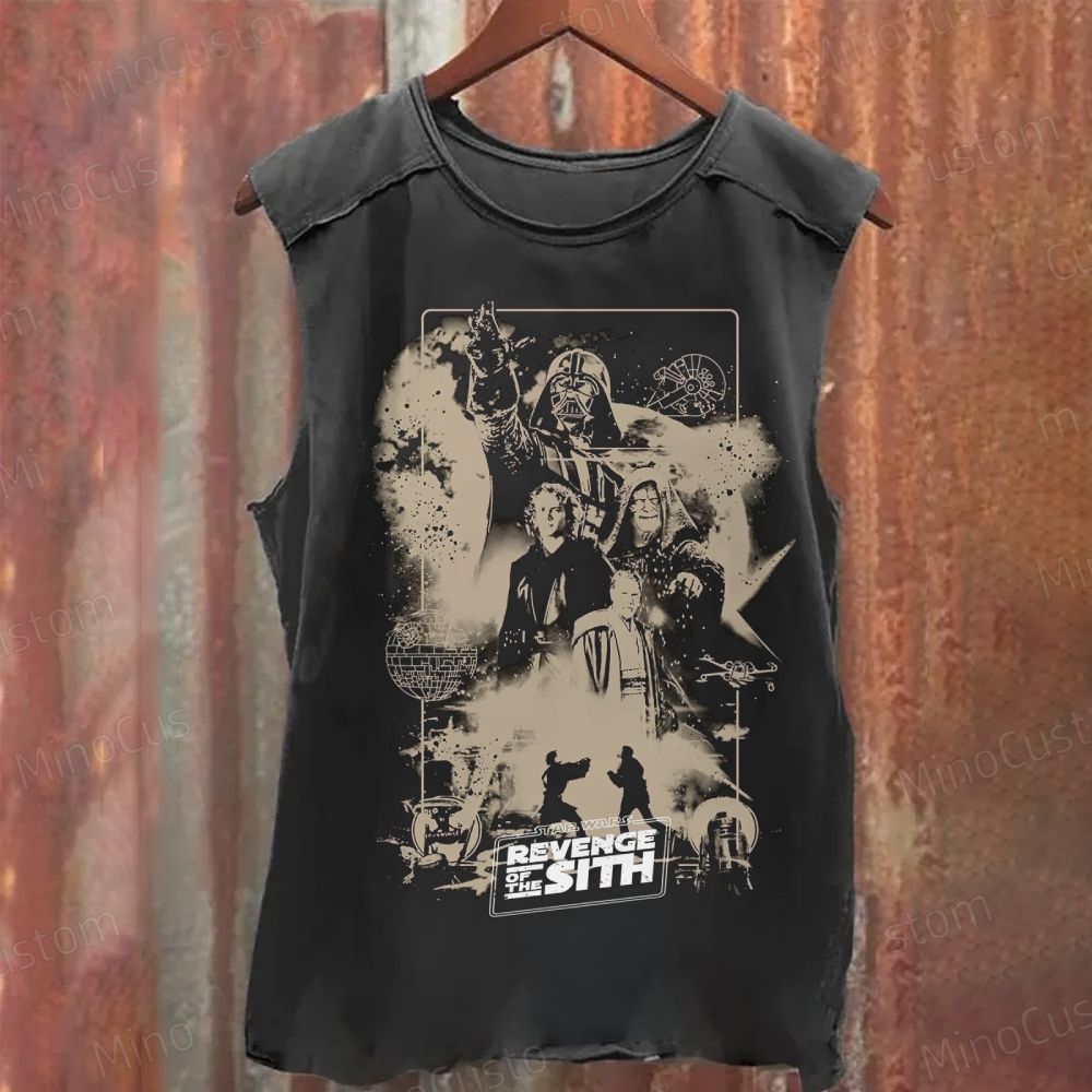 Revenge of the Sith Vintage  Washed Tank Top 
