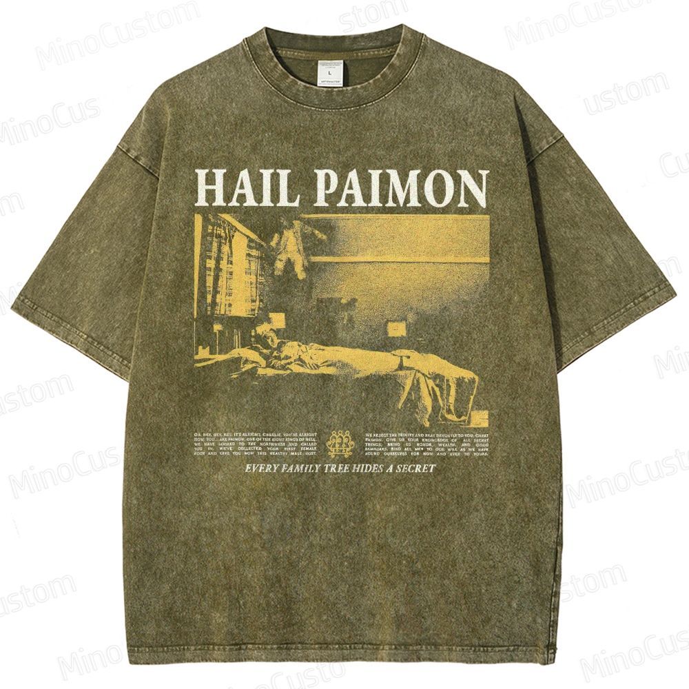 Hereditary A24 Horror Washed T-Shirt