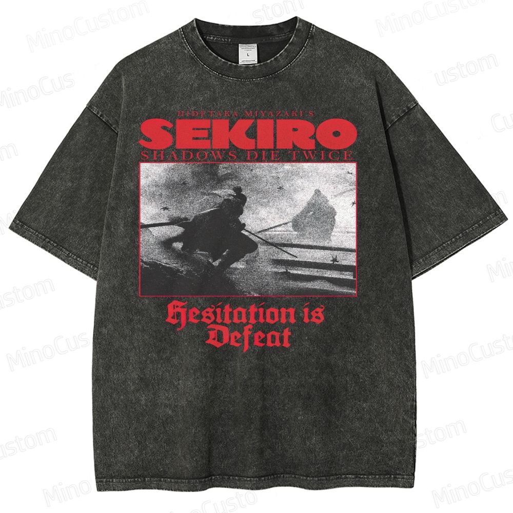 Hidetaka Miyazaki's Sekiro - Shadows Die Twice  Washed T-Shirt 