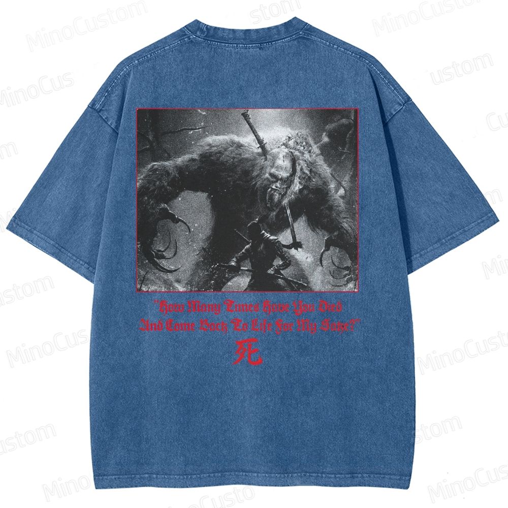 Hidetaka Miyazaki's Sekiro - Shadows Die Twice  Washed T-Shirt 