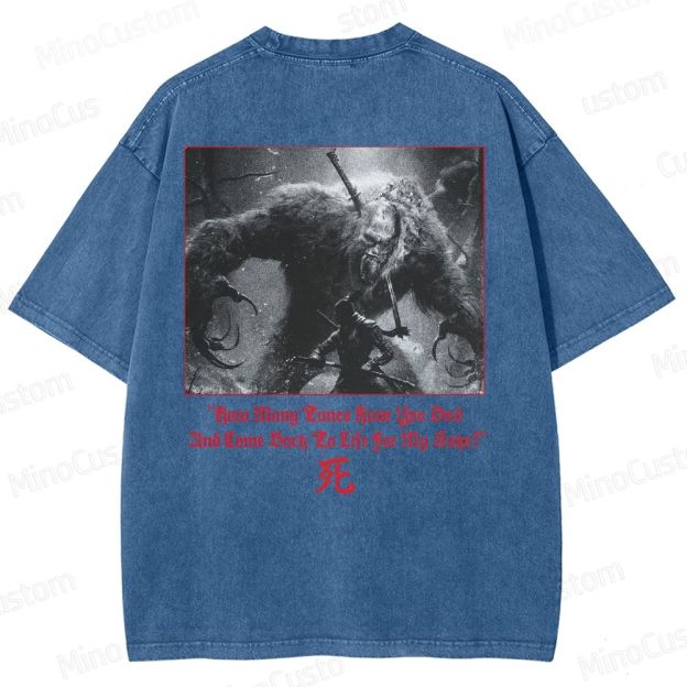 Hidetaka Miyazaki's Sekiro - Shadows Die Twice  Washed T-Shirt 